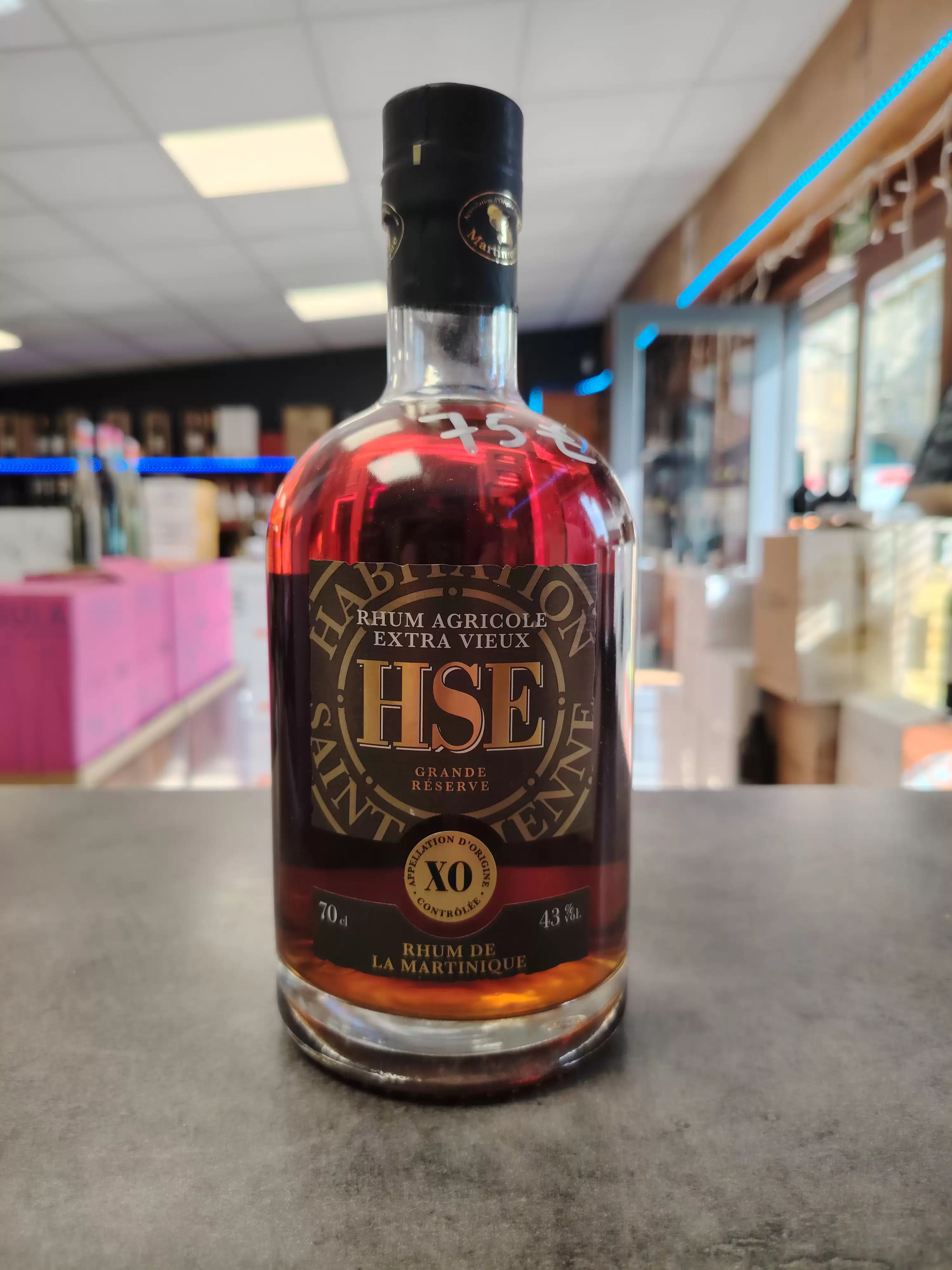 HSE EXTRA VIEUX RHUM XO/ MARTINIQUE