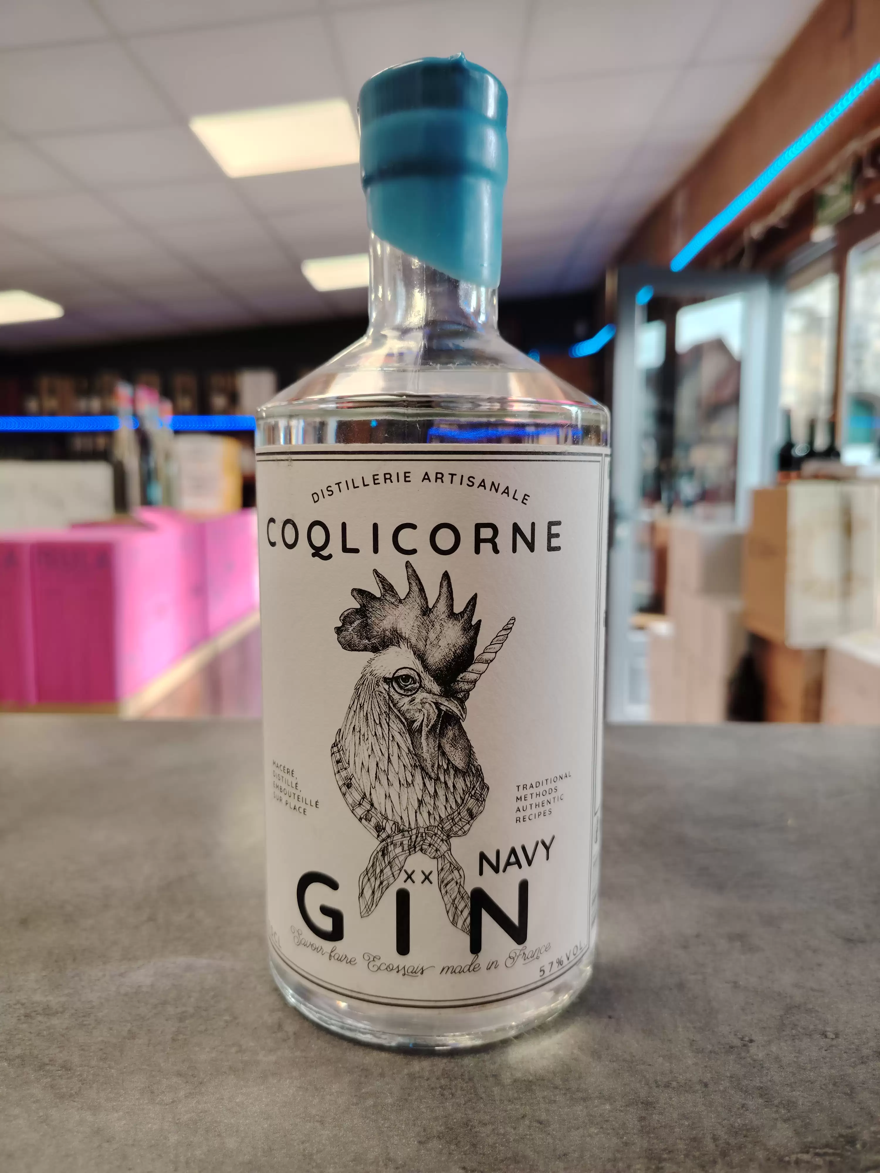GIN COQLICORNE NAVY STRENGTH