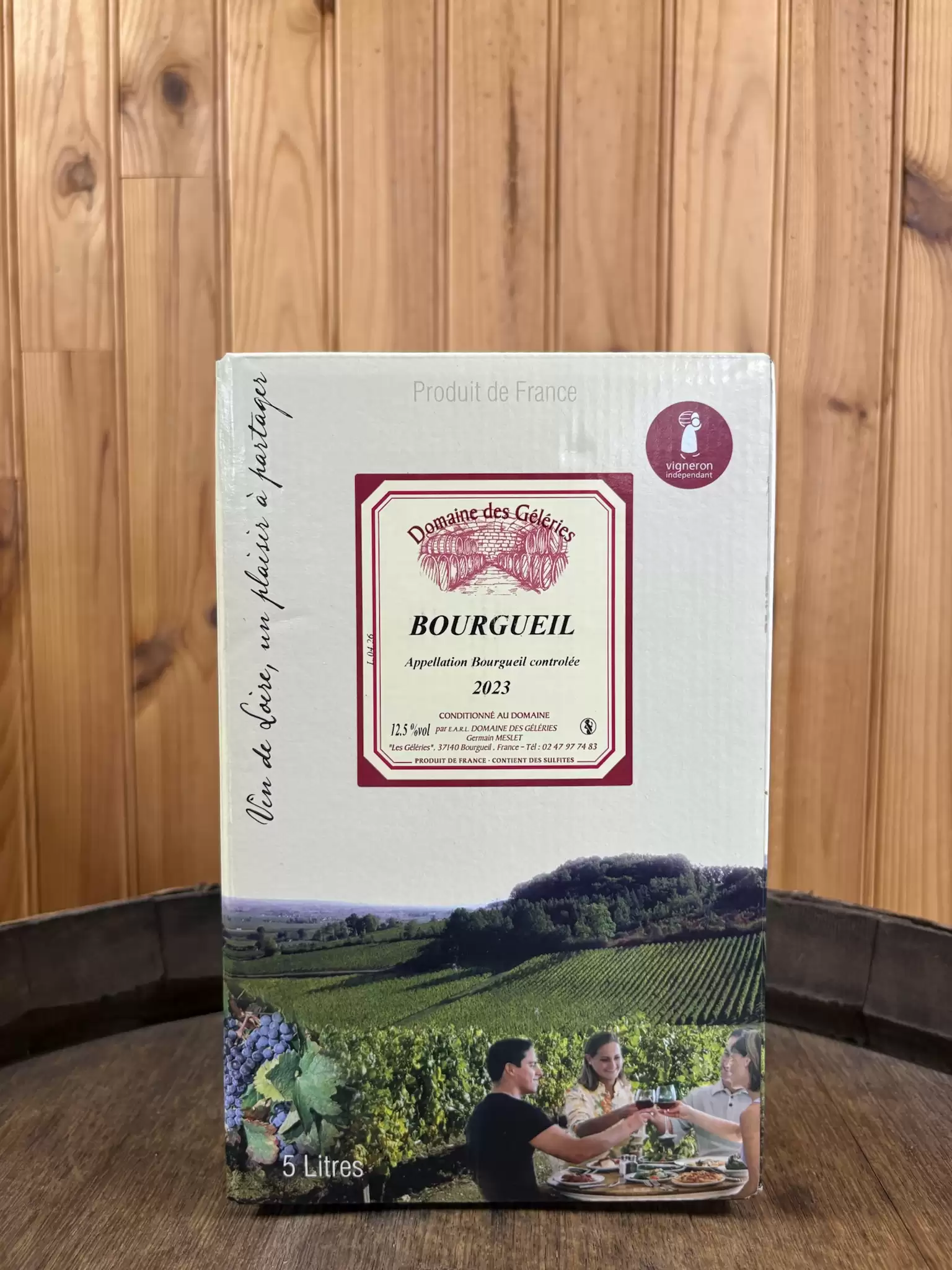 BOURGUEIL AOP ROUGE 5L