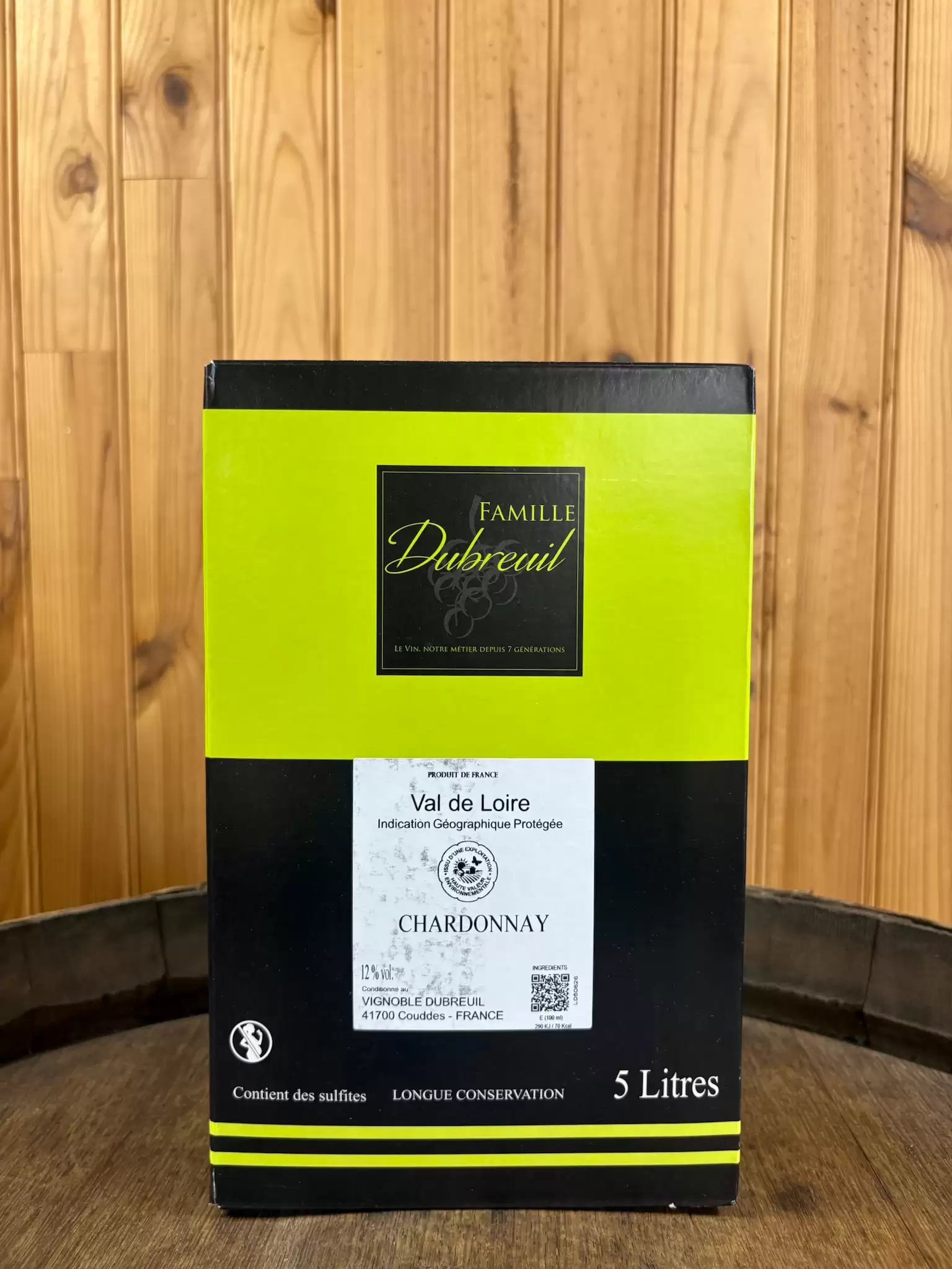 CHARDONNAY LOIRE IGP BLANC 5L