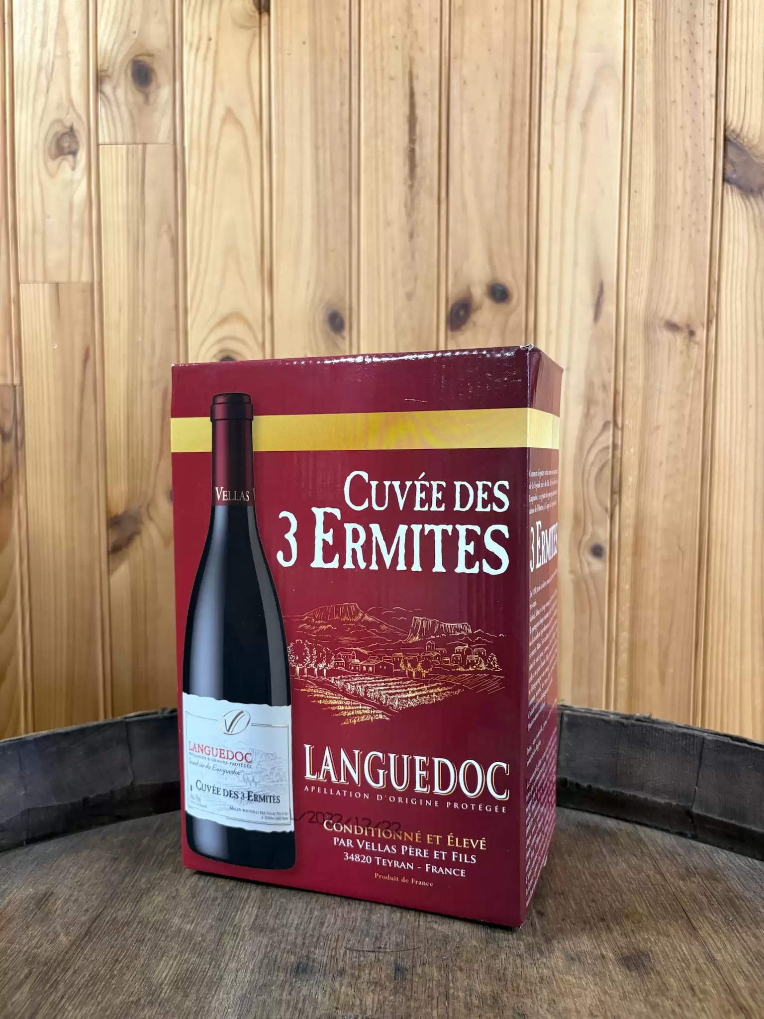 LANGUEDOC 3 HERMITES AOP ROUGE 2.25L