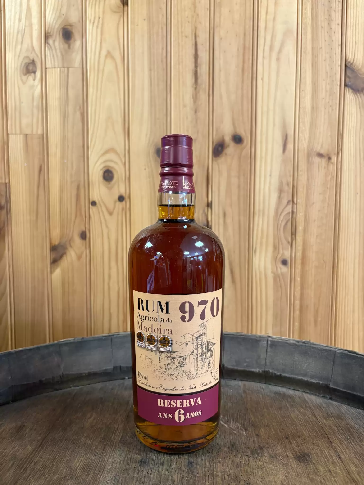 RHUM AGRICOLE AMBRE 970 6 ANS/ MADERE